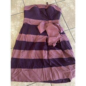 Silk Strapless Dress S